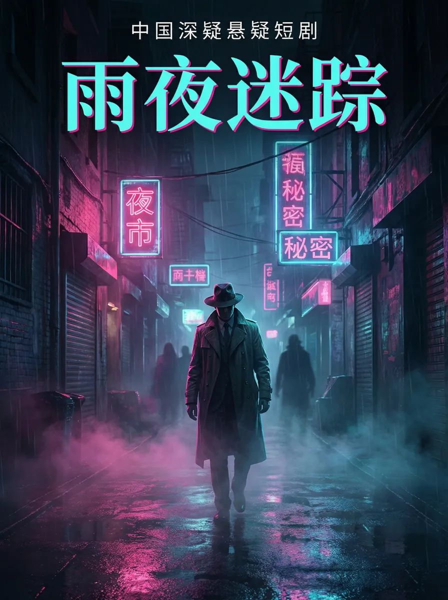 小人书下载 悬疑追踪短剧 - 雨夜迷踪海报